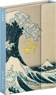 NOTIQUE týdenní magnetický Katsushika Hokusai 2027, 11 × 16 cm - Planner