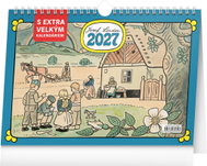 NOTIQUE Josef Lada s extra velkým kalendáriem 2027, 30 × 21 cm - Desk Calendar