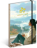 NOTIQUE týdenní Laskavý 2027, 13 × 21 cm - Planner