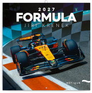 NOTIQUE Formule, Jiří Křenek 2027, 30 × 30 cm - Wall Calendar
