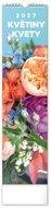NOTIQUE Květiny 2027, 12 × 48 cm - Wall Calendar