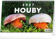 NOTIQUE Mushrooms 2027, 23.1 × 14.5cm - Desk Calendar