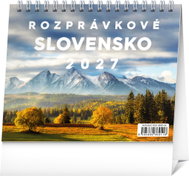 NOTIQUE Fairytale Slovakia 2027, 16.5 × 13 cm - Desk Calendar