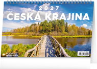 NOTIQUE Česká krajina 2027, 23,1 × 14,5 cm - Desk Calendar