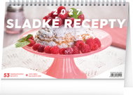 NOTIQUE Sladké recepty 2027, 23,1 × 14,5 cm - Desk Calendar