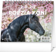 NOTIQUE Poetry of Horses 2027, 16.5 × 13cm - Desk Calendar