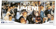 NOTIQUE Umění 2027 – 14denní, 33 × 14,5 cm - Desk Calendar