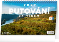 NOTIQUE Putování za vínem 2027, 23,1 × 14,5 cm - Desk Calendar