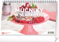 NOTIQUE Cake and Sweet Tins 2027, 23.1 × 14.5cm - Desk Calendar