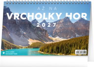 NOTIQUE Až na vrcholky hor 2027, 23,1 × 14,5 cm - Desk Calendar