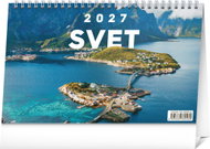 NOTIQUE Svet 2027, 23.1 × 14.5 cm - Desk Calendar