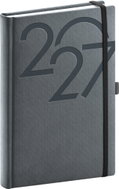 NOTIQUE denní Ajax 2027, černý, 15 x 21 cm - Planner
