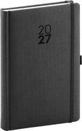 NOTIQUE denní Diamante 2027, černý, 15 × 21 cm - Planner