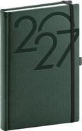 NOTIQUE denní Ajax 2027, zelený, 15 × 21 cm - Planner