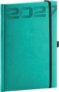NOTIQUE týdenní Aprint Top 2027, tyrkysový, 15 × 21 cm - Planner
