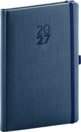 NOTIQUE týdenní Diamante 2027, modrý, 15 × 21 cm - Planner