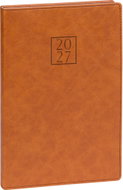 NOTIQUE týdenní Prestigio 2027, hnědý, 15 × 21 cm - Planner