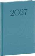 NOTIQUE týdenní Biella 2027, modrý, 15 × 21 cm - Planner