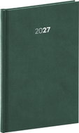 NOTIQUE Weekly Balacron Diary 2027, Green, 15 × 21cm - Planner