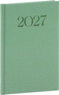 NOTIQUE týdenní Biella 2027, zelený, 15 × 21 cm - Planner