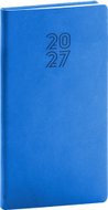NOTIQUE kapesní Aprint 2027, modrý, 9 × 15,5 cm - Planner