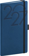 NOTIQUE kapesní Ajax 2027, modrý, 9 × 15,5 cm - Planner