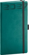 NOTIQUE kapesní Aprint Top 2027, petrolejový, 9 × 15,5 cm - Planner