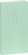 NOTIQUE kapesní Ponza 2027, mentolový, 9 × 15,5 cm - Planner