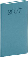 NOTIQUE kapesní Biella 2027, modrý, 9 × 15,5 cm - Planner