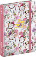 NOTIQUE týdenní do kabelky Lapač snů 2027, 9,8 × 14,5 cm - Planner