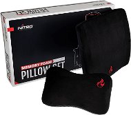 Nitro Concepts Memory Foam Cushion Set, čierna/červená - Bedrová opierka