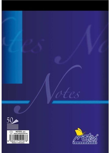 NOTES A5, 50 sheets, plain - Notepad - Main image