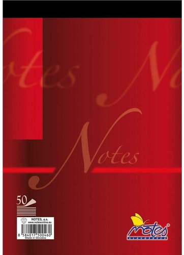 NOTES A5, 50 sheets, lined - Notepad - Main image
