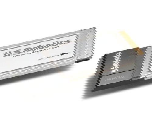 US Robotics - WiFi PC (PCMCIA) adaptér, MAXg  (125Mbps) - Switch - Hlavní obrázek