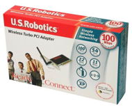 US Robotics - WiFi PCI adaptér - 802.11g TURBO (100/125Mbps) - -