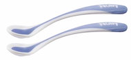 NUBY Thermal feeding spoon 2 pcs, 3 m+, blue - Baby Spoon