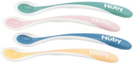 NUBY Thermal feeding spoon 4 pcs, 3 m+, mix of colours - Baby Spoon