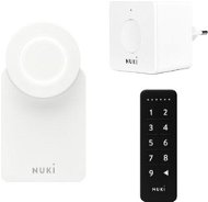 NUKI Smart Lock 3.0 + Bridge fehér + Keypad - Okos zár