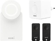 NUKI Smart Lock 3.0 + Bridge weiß + 2xFob - Smartes Schloss