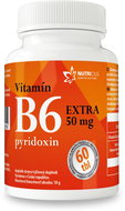 NUTRICIUS Vitamin B6 EXTRA - Pyridoxine, 50mg, 60 Tablets - Vitamin B