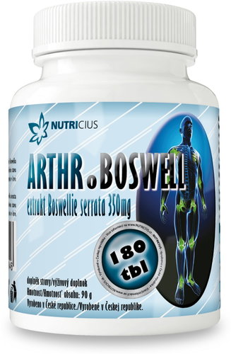 NUTRICIUS Arthr.boswell tbl.180 - Boswellia serrata 350mg - Doplněk stravy - Hlavní obrázek