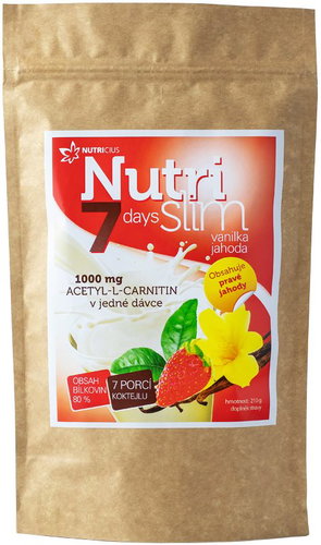 NutriSlim Vanilla - Strawberry 210g - Dietary Supplement - Main image