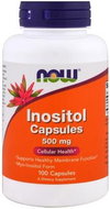 NOW Foods Inositol 500 mg, 100 vegetable capsules - Dietary Supplement