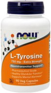 NOW Foods L-Tyrosine, Extra Strength, 750 mg, 90 rastlinných kapsúl - Doplnok stravy
