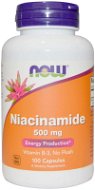 NOW Foods Vitamin B3 (Niacinamid), 500 mg, 100 rostlinných kapslí - Vitamín B