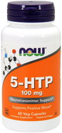 NOW Foods 5-HTP 100 mg, 60 vegan capsules - Herbal Extract