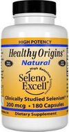Healthy Origins Selen (SelenoExcell®), 200 mcg, 180 kapslí - Selen