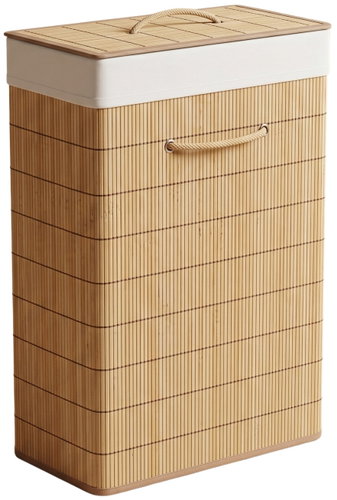 NUXIO bamboo laundry basket, 40 × 19 × 57 cm - Laundry Basket - Main image