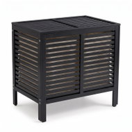 NUXIO MOA double bamboo laundry basket, 90L, black - Laundry Basket