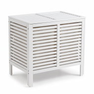 NUXIO MOA double bamboo laundry basket, 90L, white - Laundry Basket